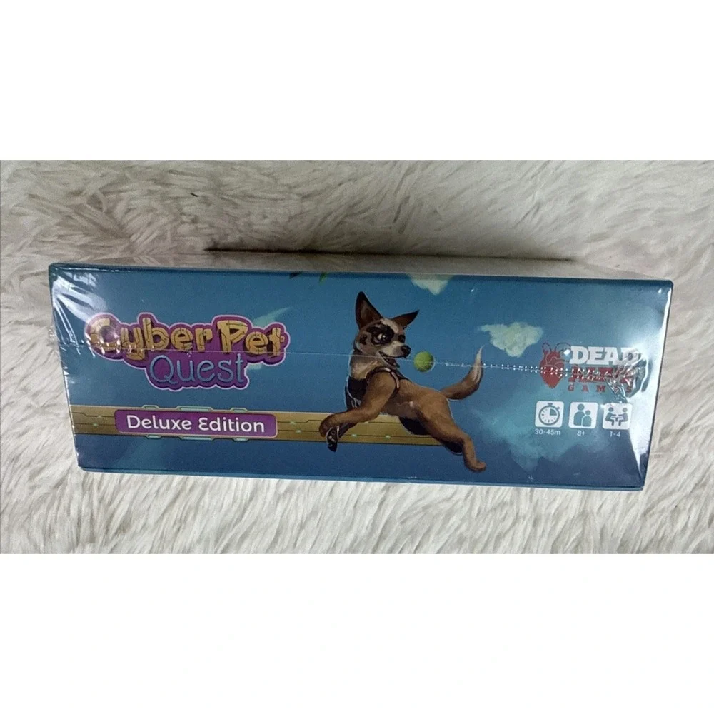Cyber Pet Quest Deluxe Edition Board Game + Sealed Pet Meeples New